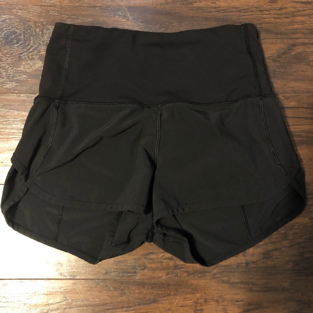 Lululemon high waist speed shorts size 2